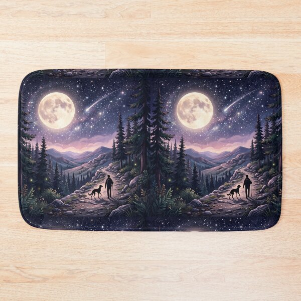 Item preview,  Under the Moon with My Dog designed and sold by Petsthetic.