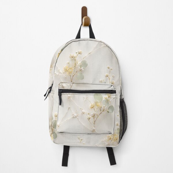 Item preview, Cream Floral Geometric Diamond Lattice designed and sold by IntelliMindDesigns.