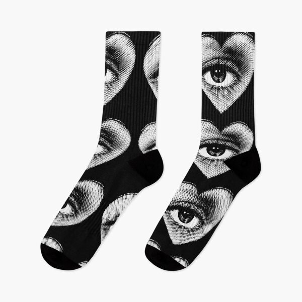 Item preview, Halftone Eye Heart Gothic Vintage Vibe designed and sold by HexRelic.