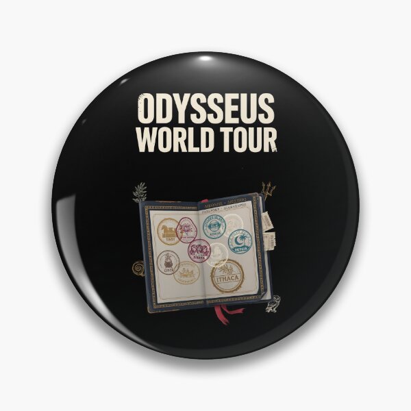 Item preview, Odysseus World Tour Classic Ancient Greek Epic Humor designed and sold by Redgiant87x.