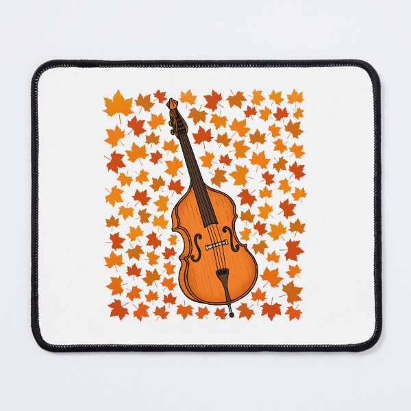 Item preview, Fall Double Bass With Leaves, Bassist Musician Autumn designed and sold by doodlerob.