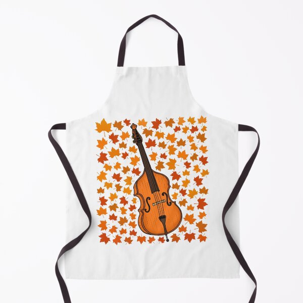 Item preview, Fall Double Bass With Leaves, Bassist Musician Autumn designed and sold by doodlerob.