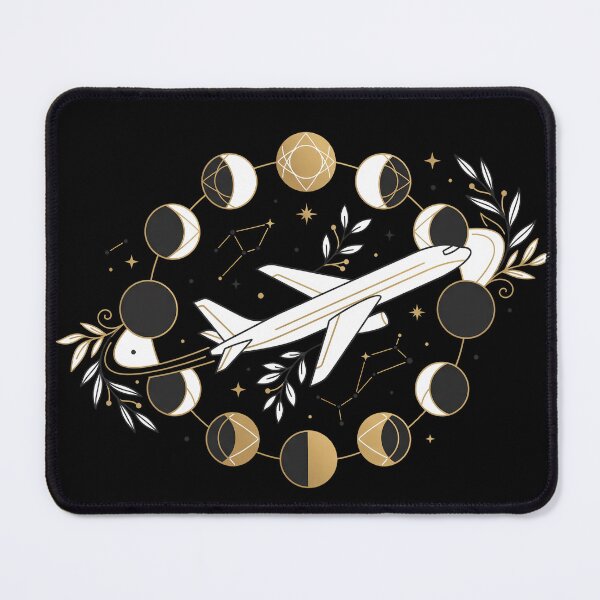 Item preview, Celestial Moon Phase Airplane designed and sold by Design-Illusi0n.