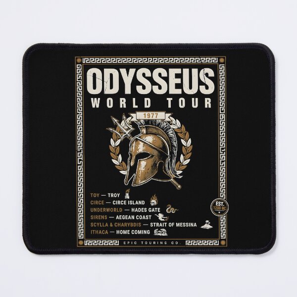 Item preview, Odysseus World Tour Funny Greek Mythology Travel Style designed and sold by Redgiant87x.