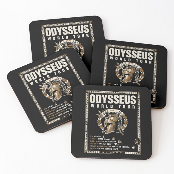 Item preview, Odysseus World Tour Funny Greek Mythology Travel Style designed and sold by Redgiant87x.
