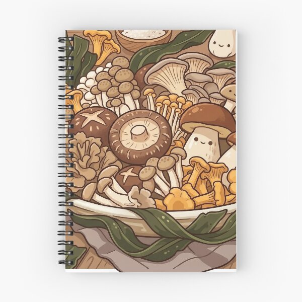 Item preview, Gourmet Mushroom Medley Bow Wild Fungi Collection for Mushroom Lovers designed and sold by MoqunaDesign.