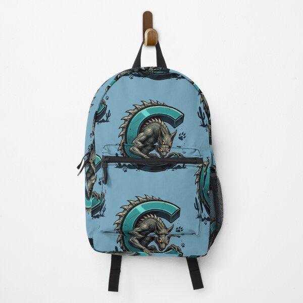 Item preview, Letter C Chupacabra Initial Art | Cryptid Alphabet Design designed and sold by VectorJoy.