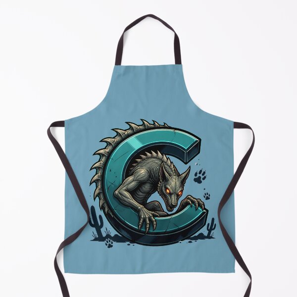 Item preview, Letter C Chupacabra Initial Art | Cryptid Alphabet Design designed and sold by VectorJoy.