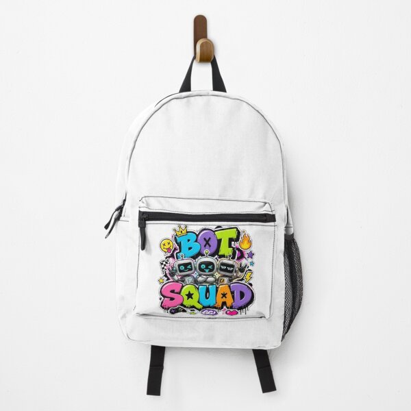 Item preview, BOT SQUAD Robot Graffiti PNG | Neon Cyber Crew Sticker | AI Tech Gamer Vinyl Decal | Futuristic Laptop & Notebook Design designed and sold by Stylestickers55.
