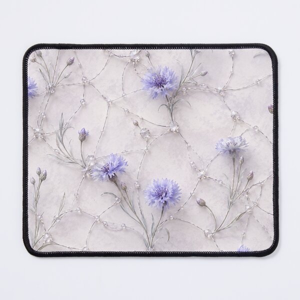 Item preview, Soft Purple Cornflower Wildflower Pattern designed and sold by IntelliMindDesigns.