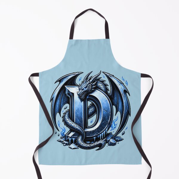 Item preview, Letter D Dragon Initial Art | Mythical Creature Alphabet Design designed and sold by VectorJoy.
