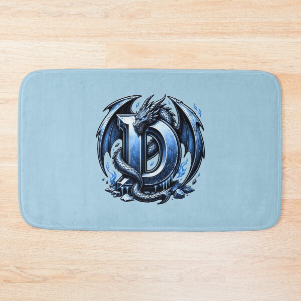 Item preview, Letter D Dragon Initial Art | Mythical Creature Alphabet Design designed and sold by VectorJoy.
