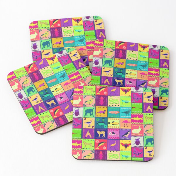 Item preview, Colorful Animal Patchwork Pattern  designed and sold by darametzgerart.