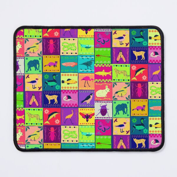 Item preview, Colorful Animal Patchwork Pattern designed and sold by darametzgerart.
