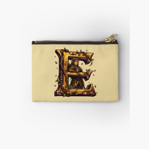 Item preview, Letter E Elf Initial Art | Fantasy Alphabet Design designed and sold by VectorJoy.