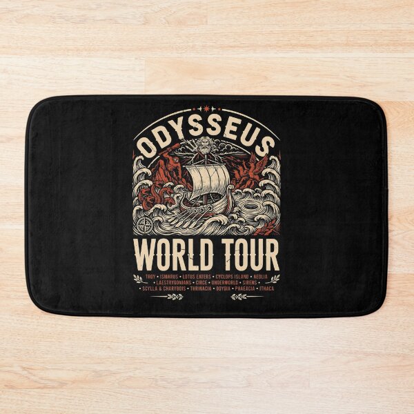 Item preview, Odysseus World Tour Funny Odyssey Inspired Mythology designed and sold by Redgiant87x.