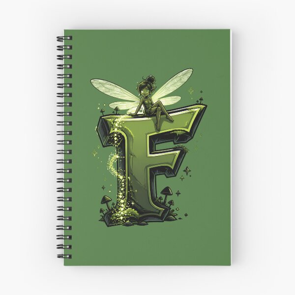 Item preview, Letter F Fairy Initial Art | Fairycore Alphabet Design designed and sold by VectorJoy.