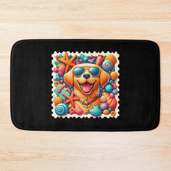 Item preview, Summer Beach Dog with Sunglasses designed and sold by Codavid85.