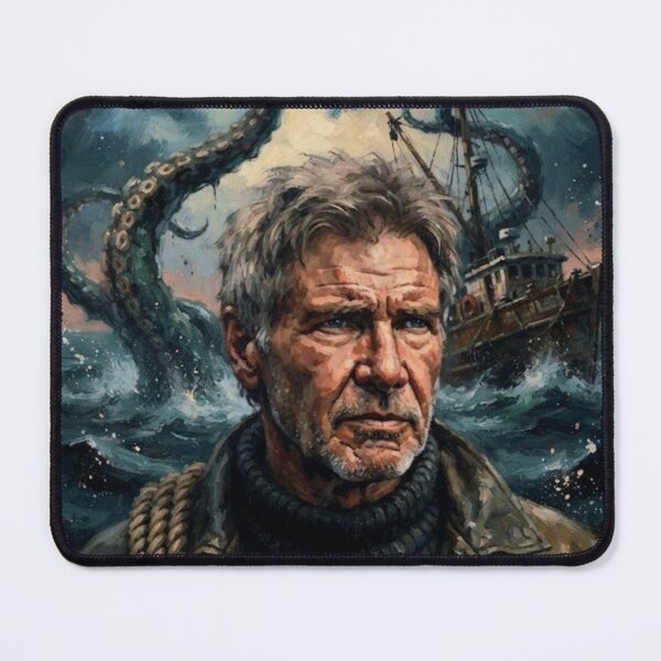 Item preview, Kraken Deep Sea Monster Fine Art Tribute designed and sold by Art's Diner.