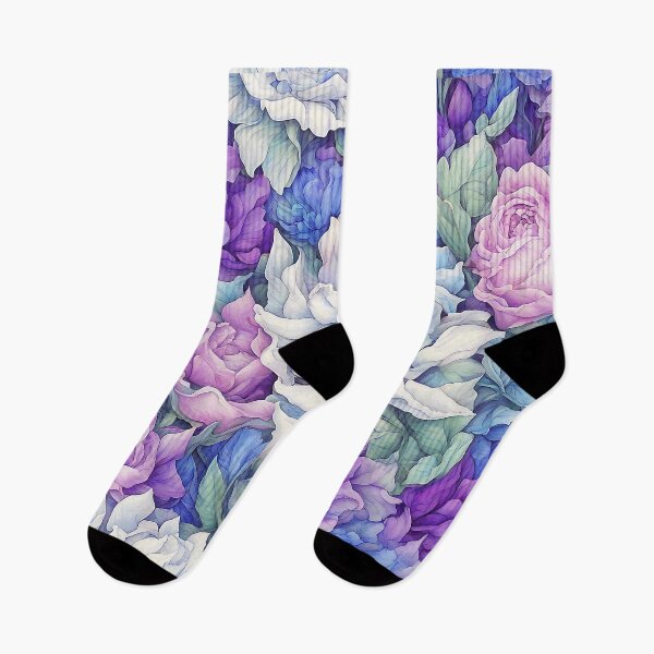 Item preview, A Bounty of Blooms in Purple and Pink designed and sold by LaRoach Digital Arts.