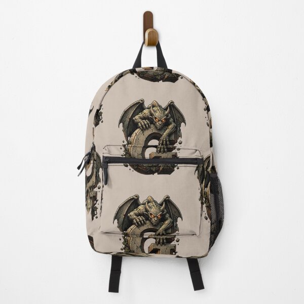 Item preview, Letter G Gargoyle Initial Art | Gothic Alphabet Design designed and sold by VectorJoy.