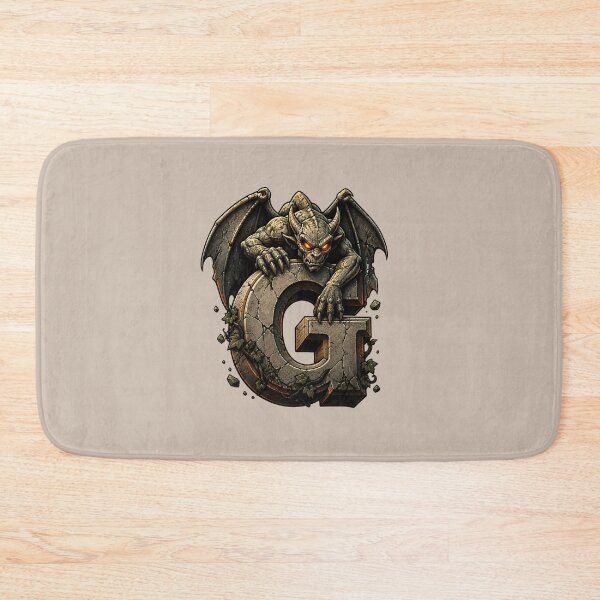 Item preview, Letter G Gargoyle Initial Art | Gothic Alphabet Design designed and sold by VectorJoy.