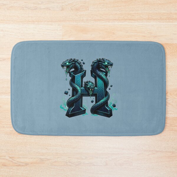 Item preview, Letter H Hydra Initial Art | Mythical Creature Alphabet Design designed and sold by VectorJoy.