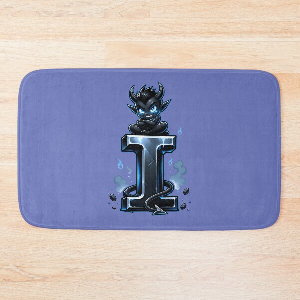 Item preview, Letter I Imp Initial Art | Gothic Cute Alphabet Design designed and sold by VectorJoy.