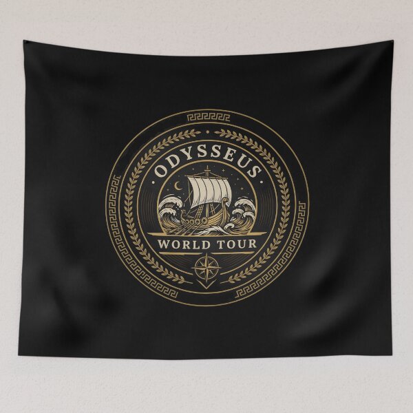 Item preview, Odysseus World Tour Clever Ancient Greek Literature Humor designed and sold by Redgiant87x.