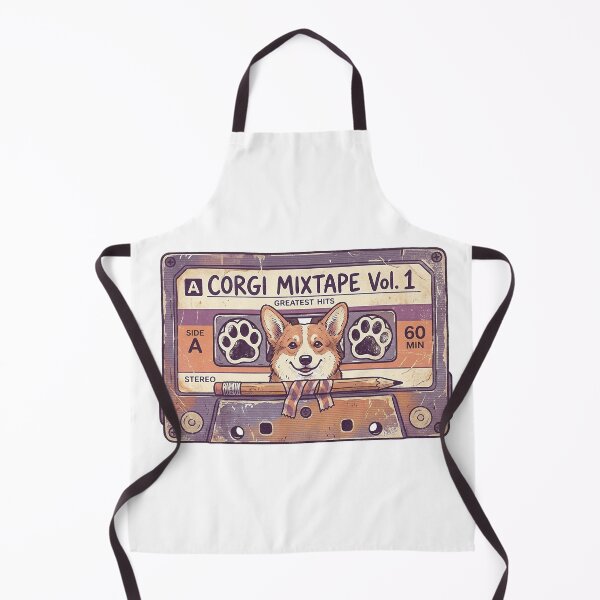 Item preview, Vintage Corgi Mixtape Vol 1 Greatest Hits Shirt, Retro Cassette Tape Corgi Music Tee, Unique Corgi Retro Gift for Dog and Music Lovers designed and sold by Wearable Canvas...
