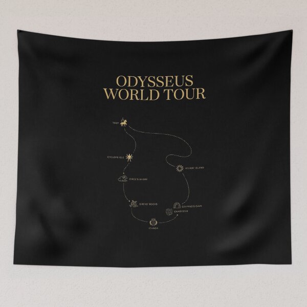 Item preview, Odysseus World Tour Epic Journey Through Ancient Greek Mythology designed and sold by Redgiant87x.