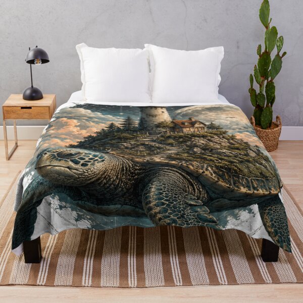 Item preview, The Wandering Lighthouse Turtle designed and sold by Del4xe.