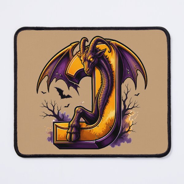 Item preview, Letter J Jersey Devil Initial Art | Cryptid Alphabet Design designed and sold by VectorJoy.