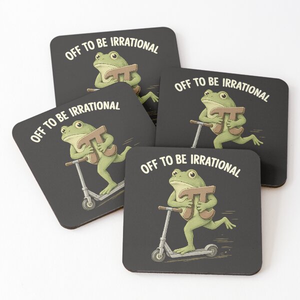 Item preview, Funny Pi Day Shirt, Off To Be Irrational Math T-Shirt, Funny Mathematics Teacher Gift, Cute Science Frog Graphic Tee, Geeky Math Pun designed and sold by greatmar1.
