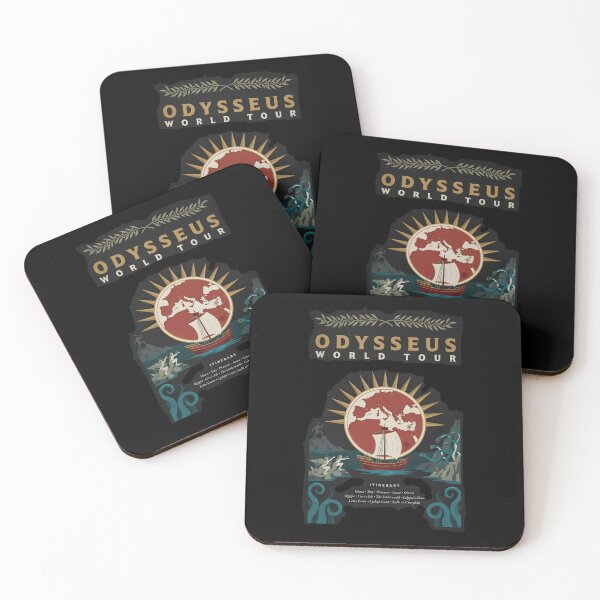 Item preview, Odysseus World Tour Literary Joke for Ancient Greek Mythology Fans designed and sold by Redgiant87x.
