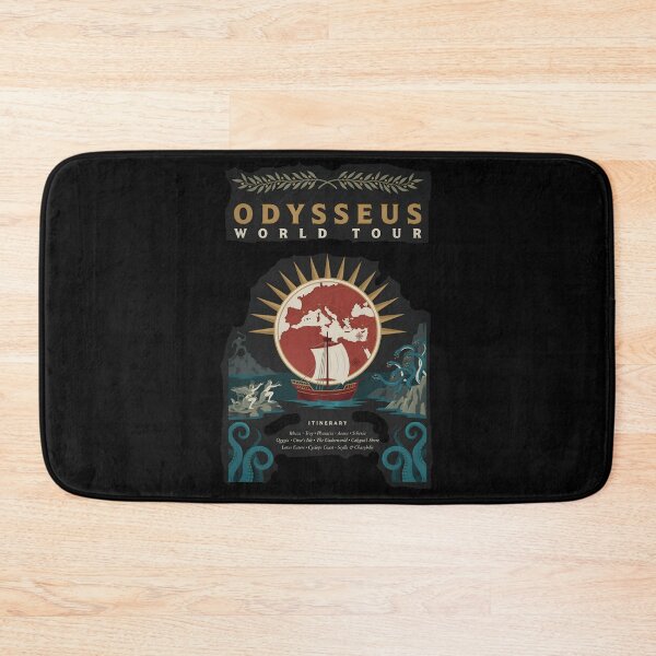 Item preview, Odysseus World Tour Literary Joke for Ancient Greek Mythology Fans designed and sold by Redgiant87x.