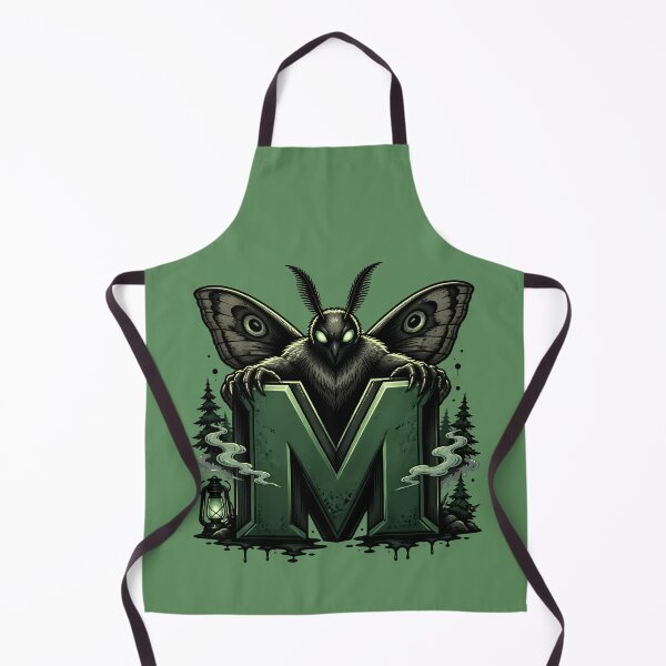 Item preview, Letter M Mothman Initial Art | Cryptid Alphabet Design designed and sold by VectorJoy.