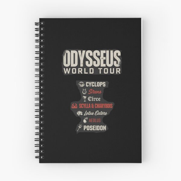 Item preview, Odysseus World Tour Retro Mythology Travel Poster designed and sold by Redgiant87x.