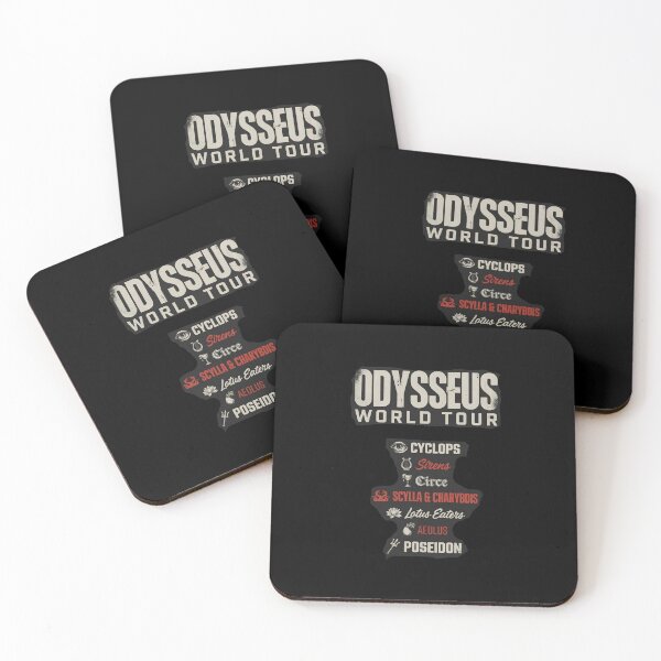 Item preview, Odysseus World Tour Retro Mythology Travel Poster designed and sold by Redgiant87x.