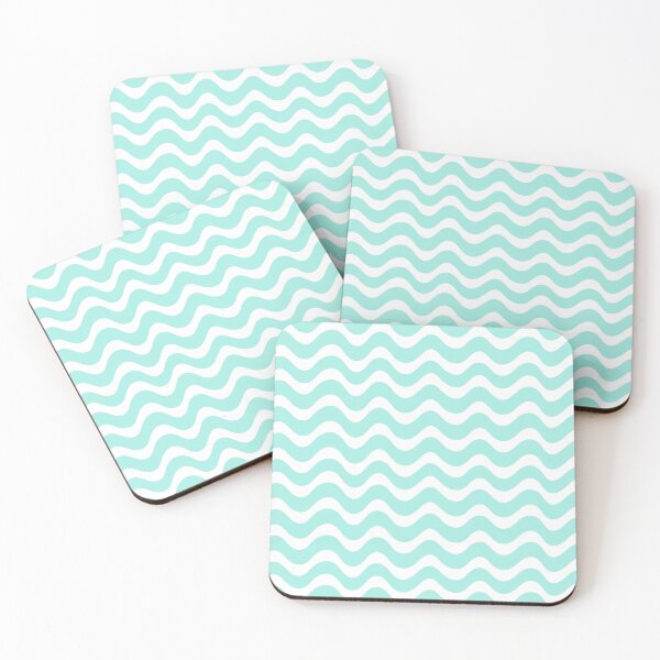Item preview, Sea green wave pattern  designed and sold by Pattern Petals.