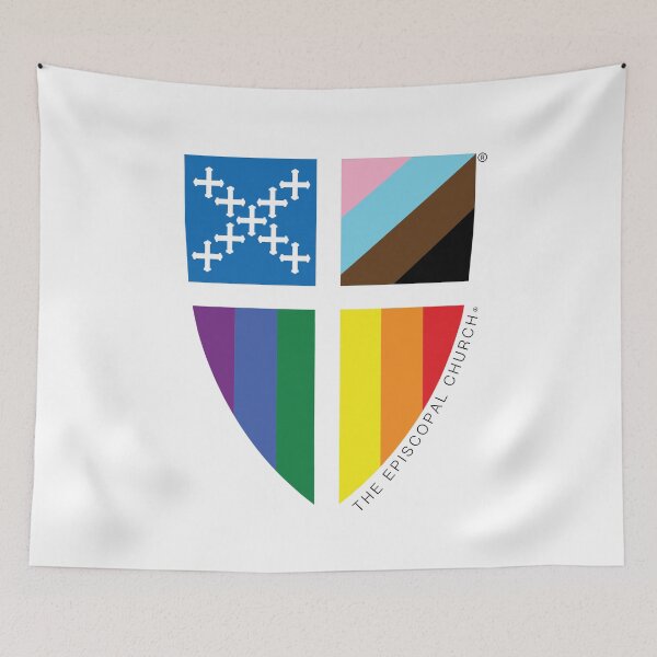 Item preview, Pride Shield - The Episcopal Church™ designed and sold by Canterbury Episcopal Campus Ministry at Texas Tech University .