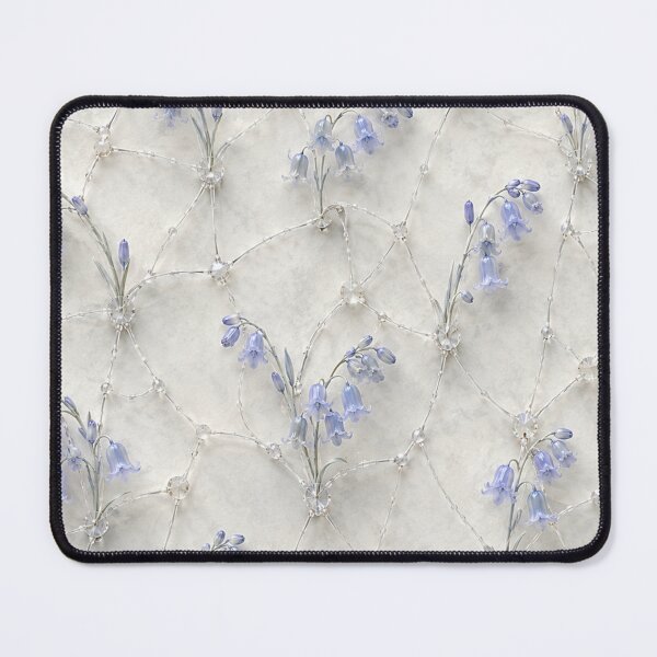 Item preview, Soft Blue Forget-Me-Not Geometric Pattern designed and sold by IntelliMindDesigns.