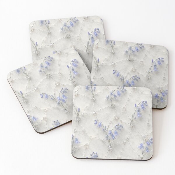 Item preview, Soft Blue Forget-Me-Not Geometric Pattern designed and sold by IntelliMindDesigns.