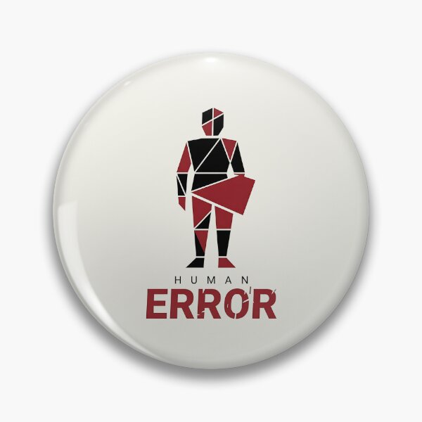 Item preview, Human Error Sarcastic Corporate Geometric designed and sold by Zazz Lee.