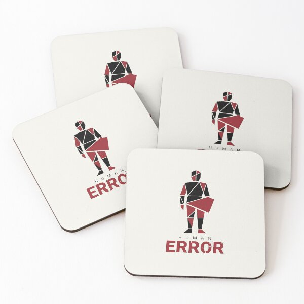 Item preview, Human Error Sarcastic Corporate Geometric designed and sold by Zazz Lee.