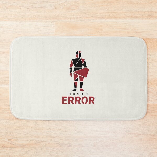 Item preview, Human Error Sarcastic Corporate Geometric designed and sold by Zazz Lee.