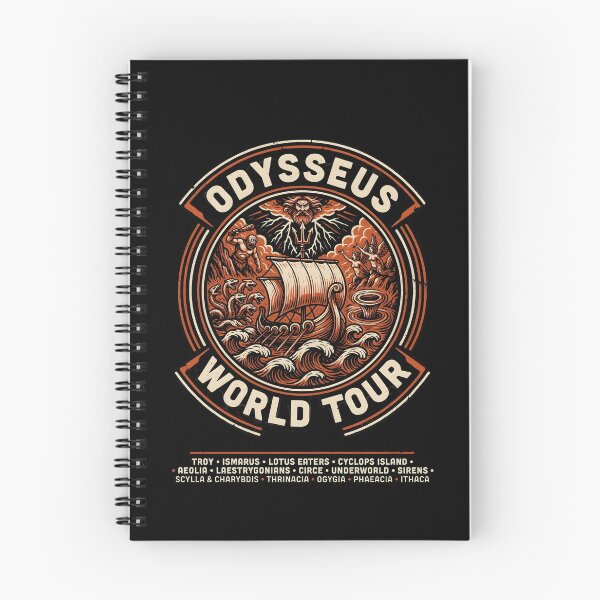 Item preview, Odysseus World Tour Ancient Greek Epic Adventure Humor designed and sold by Redgiant87x.