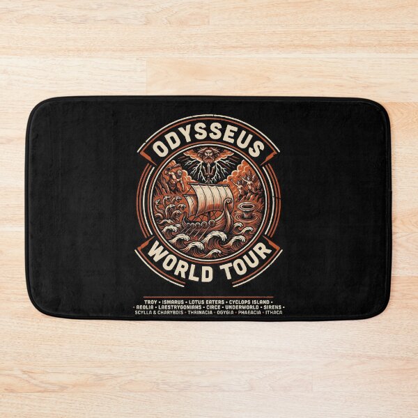 Item preview, Odysseus World Tour Ancient Greek Epic Adventure Humor designed and sold by Redgiant87x.