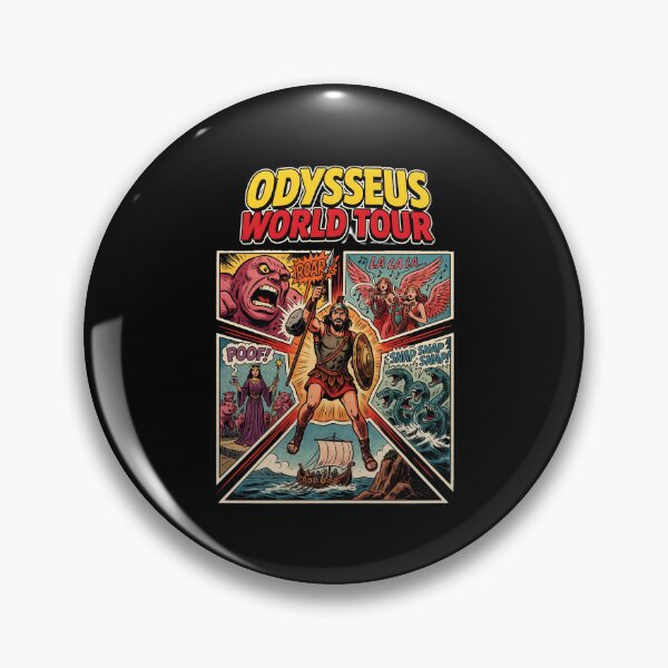 Item preview, Odysseus World Tour Funny Mythology and Literature Humor designed and sold by Redgiant87x.