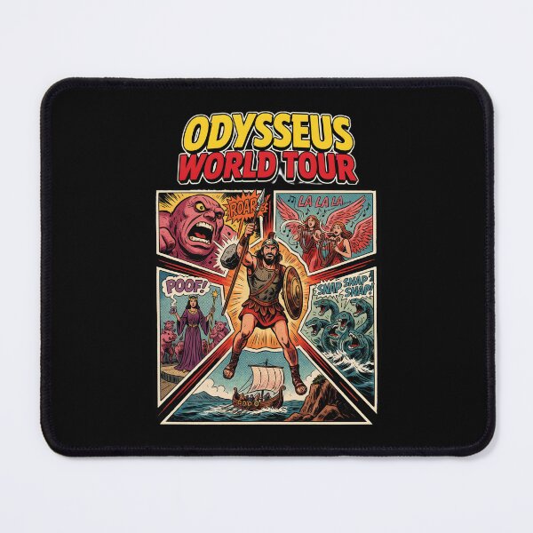 Item preview, Odysseus World Tour Funny Mythology and Literature Humor designed and sold by Redgiant87x.